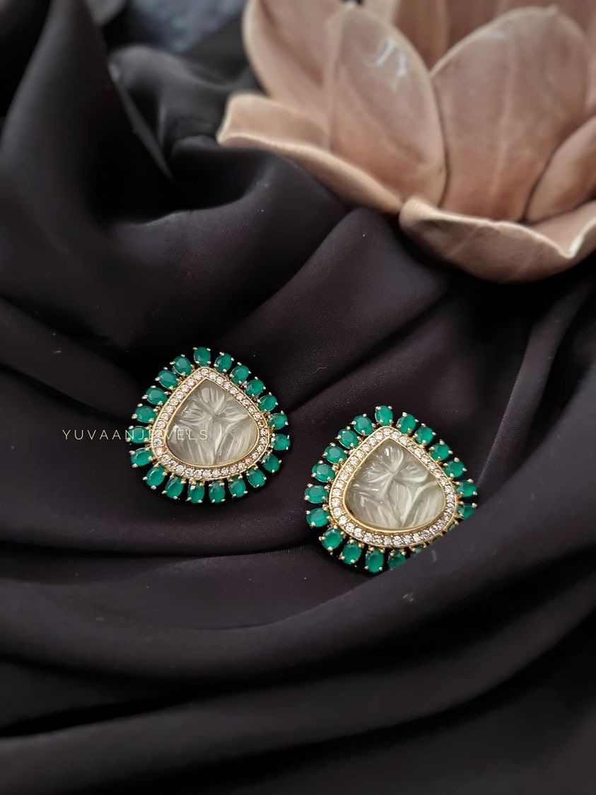 Amanda semi precious stone studs - Image 7