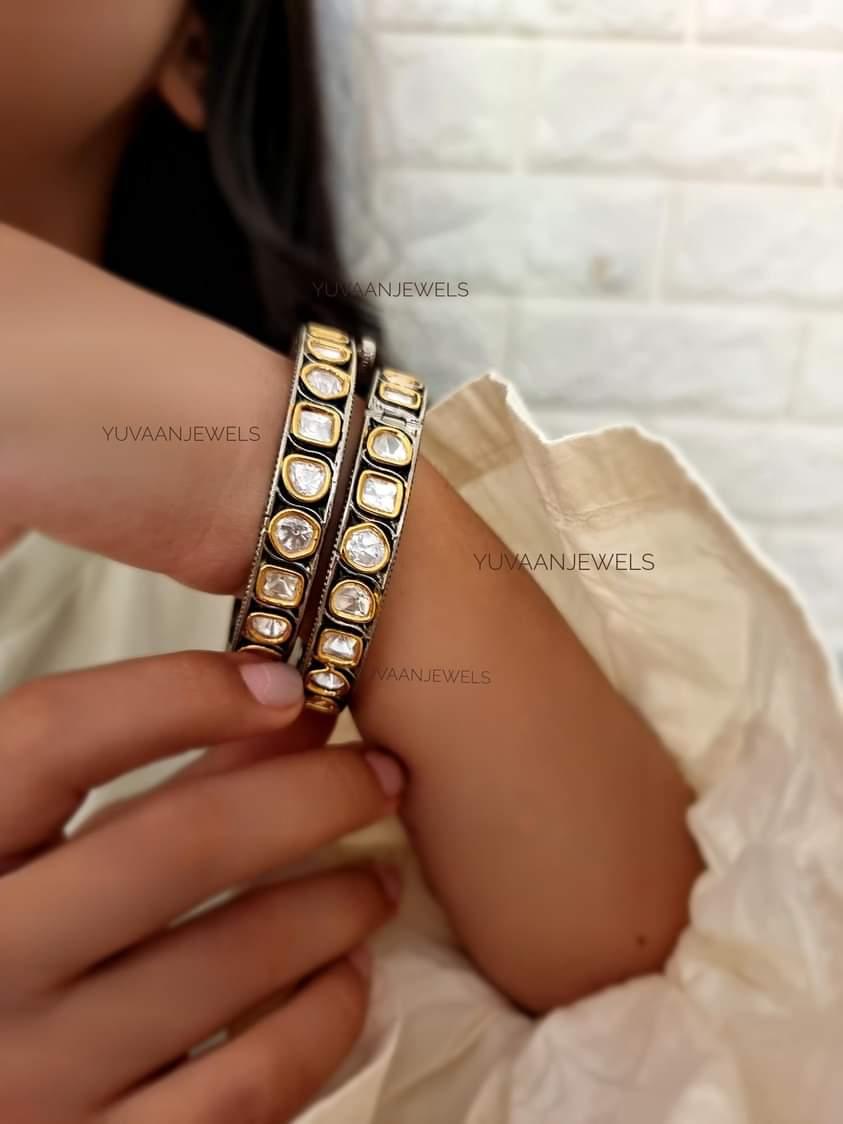 Ahalyaa Polki bangles - Image 4