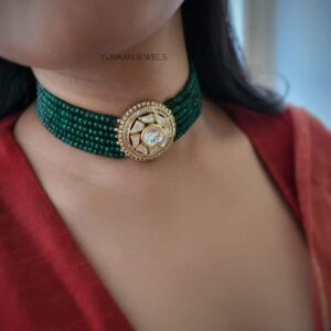 Alfaaz polki and pearl choker