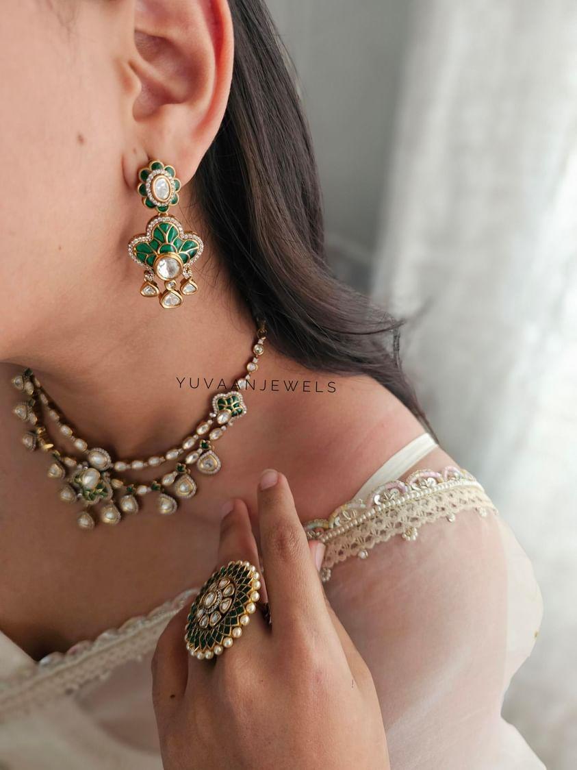 Ambika polki necklace - Image 2