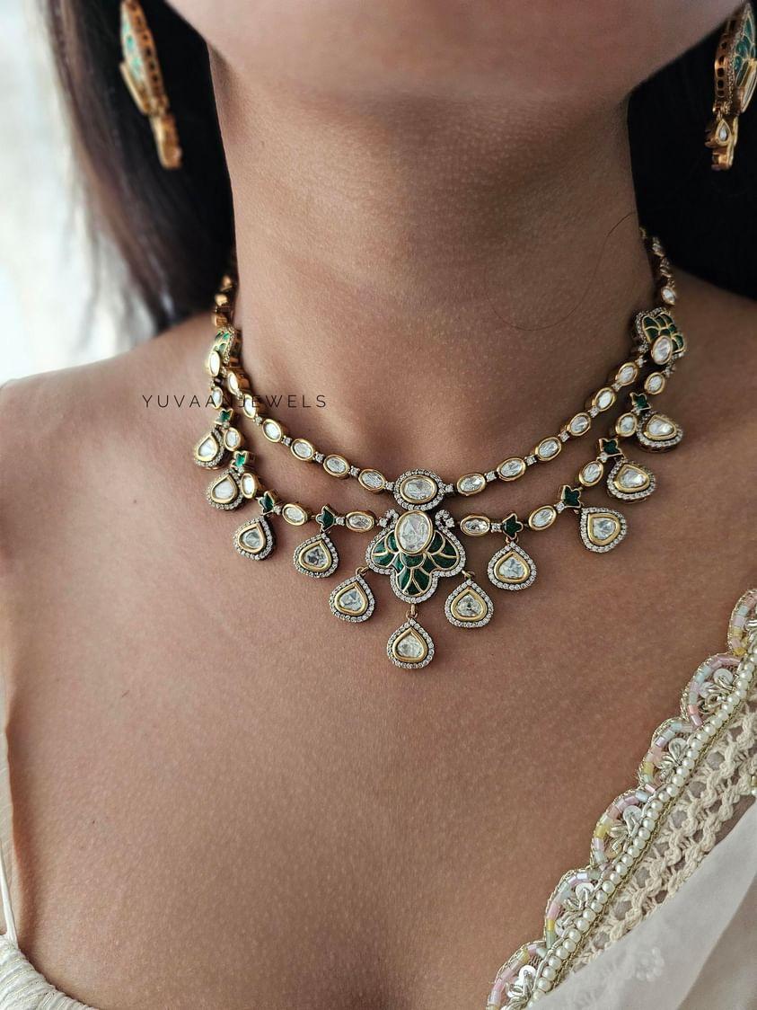 Ambika polki necklace - Image 6