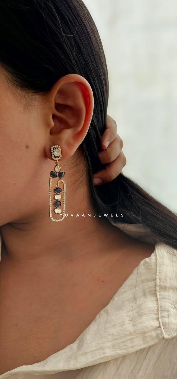 Adaia semi-precious stone earrings - Image 3