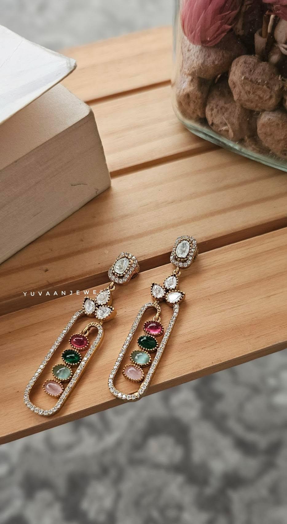Adaia semi-precious stone earrings