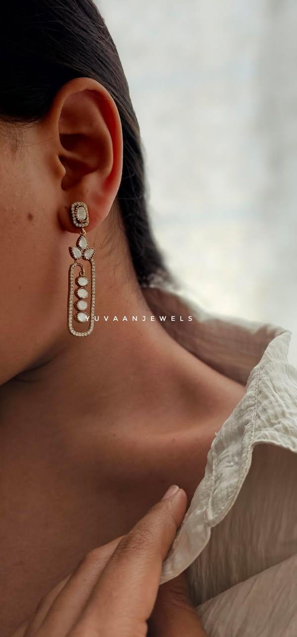 Adaia semi-precious stone earrings - Image 5
