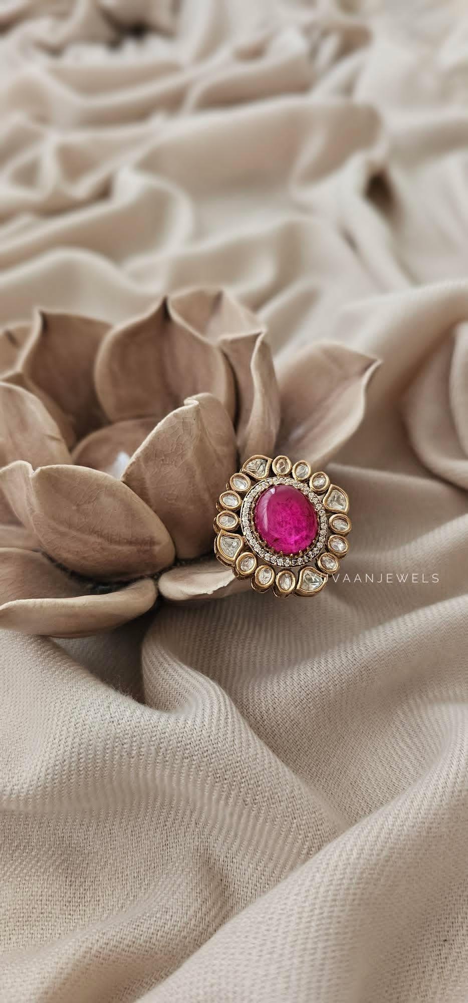 Ahir Quartz adjustable ring - Image 3