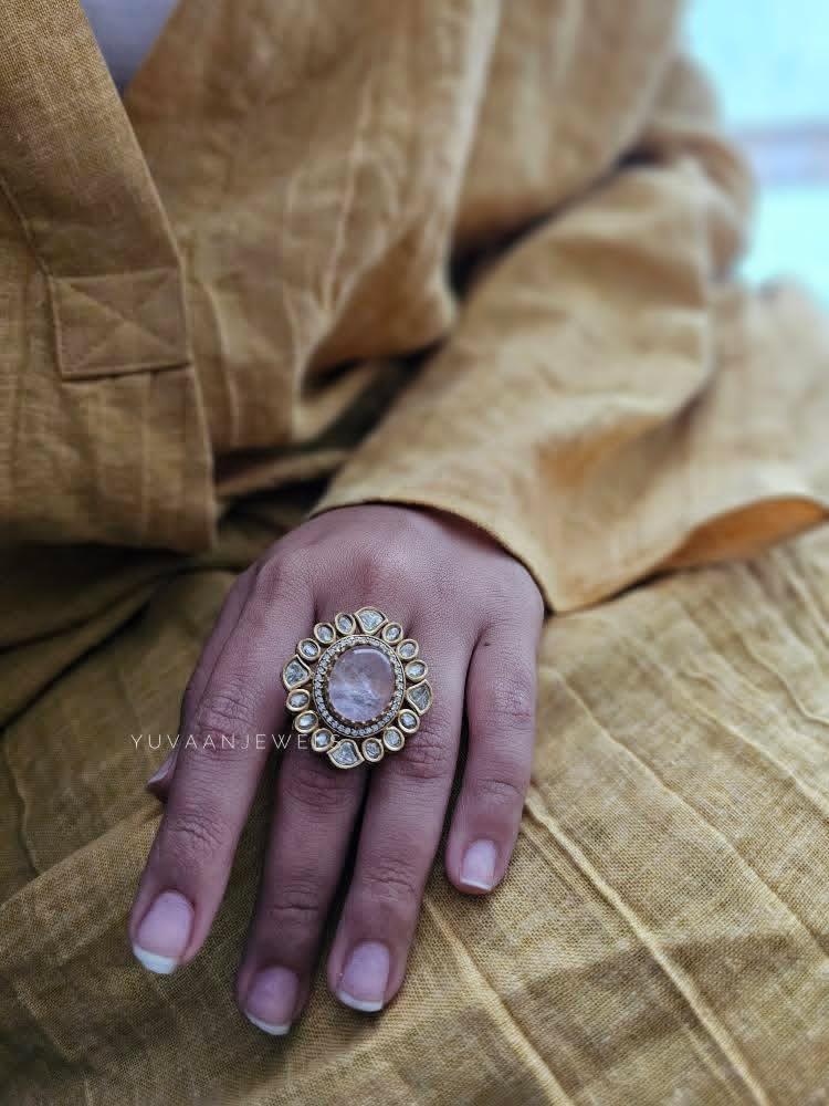 Ahir Quartz adjustable ring - Image 4