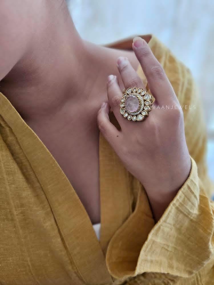 Ahir Quartz adjustable ring - Image 7