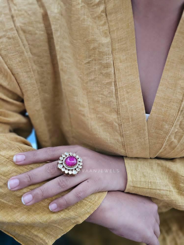 Ahir Quartz adjustable ring - Image 5