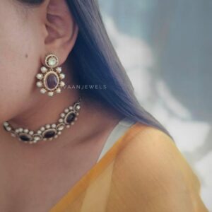 Adara delicate quartz choker