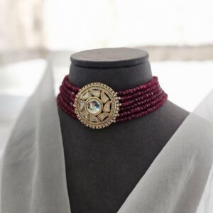 Alfaaz polki and pearl choker