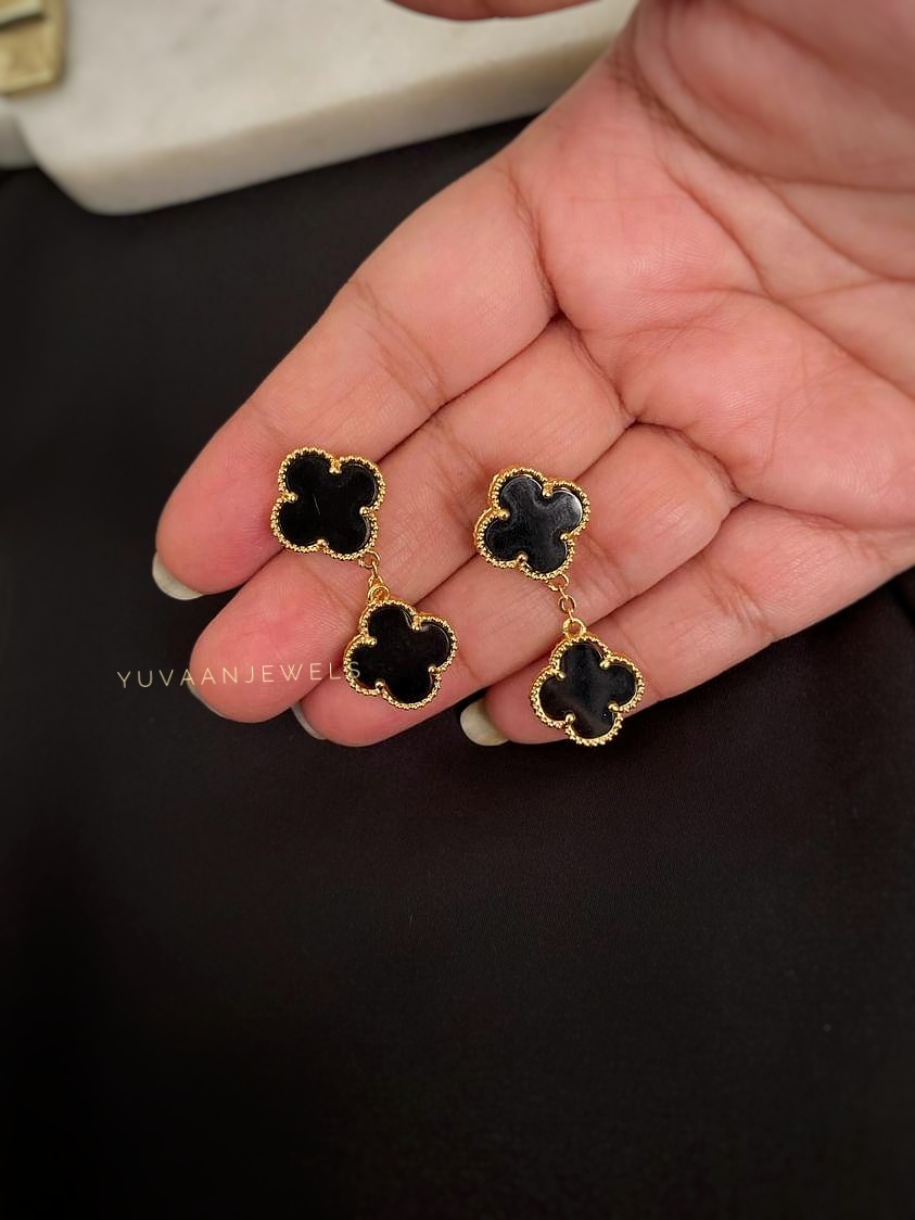 Orchid hanging earrings - Image 7