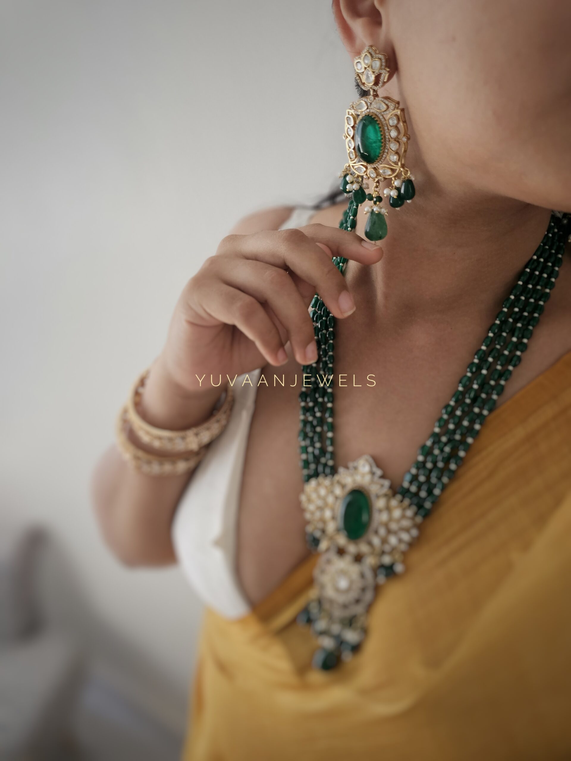 Felicity Quartz and Pearl necklace