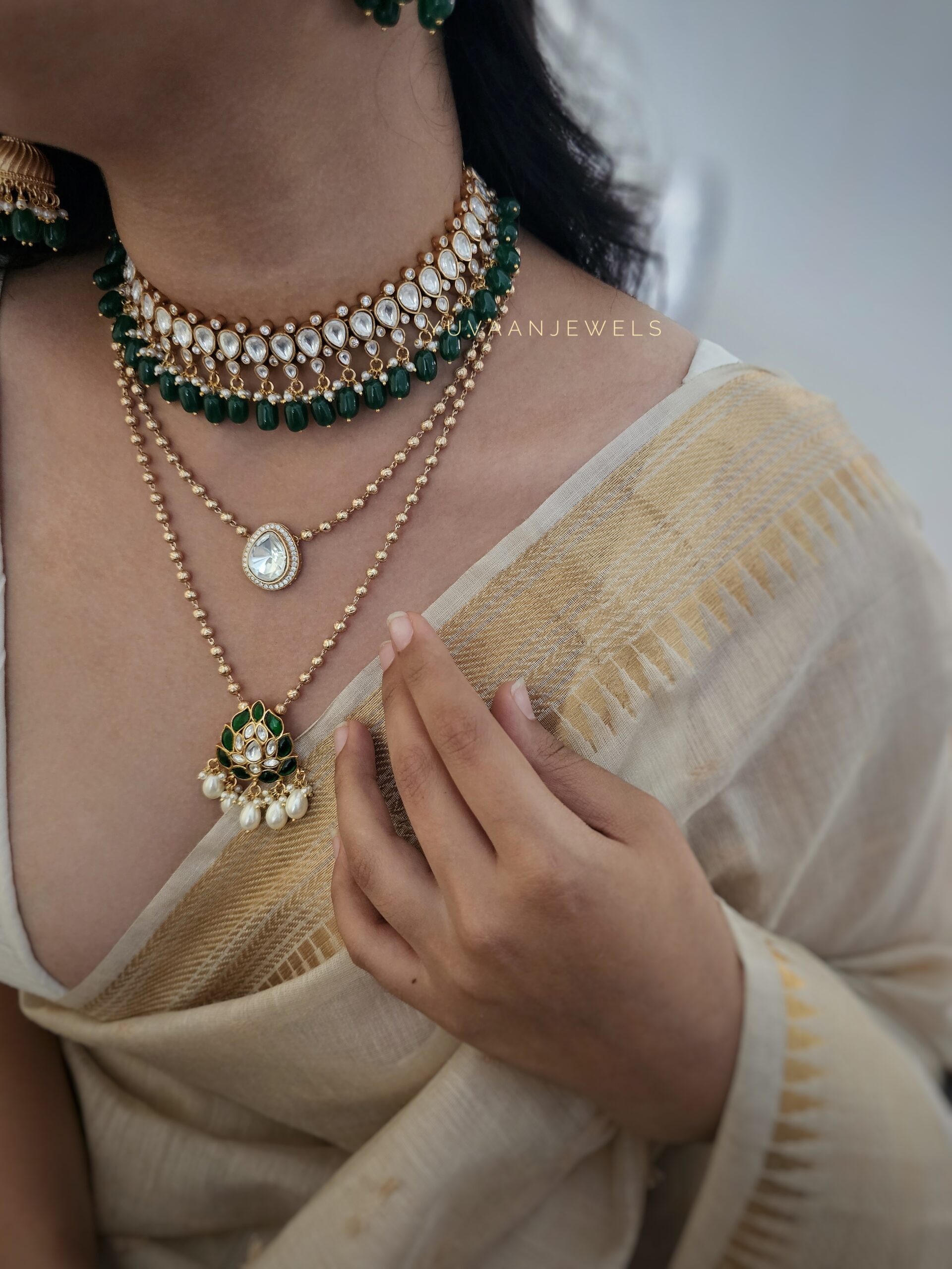 Aura polki choker - Image 6