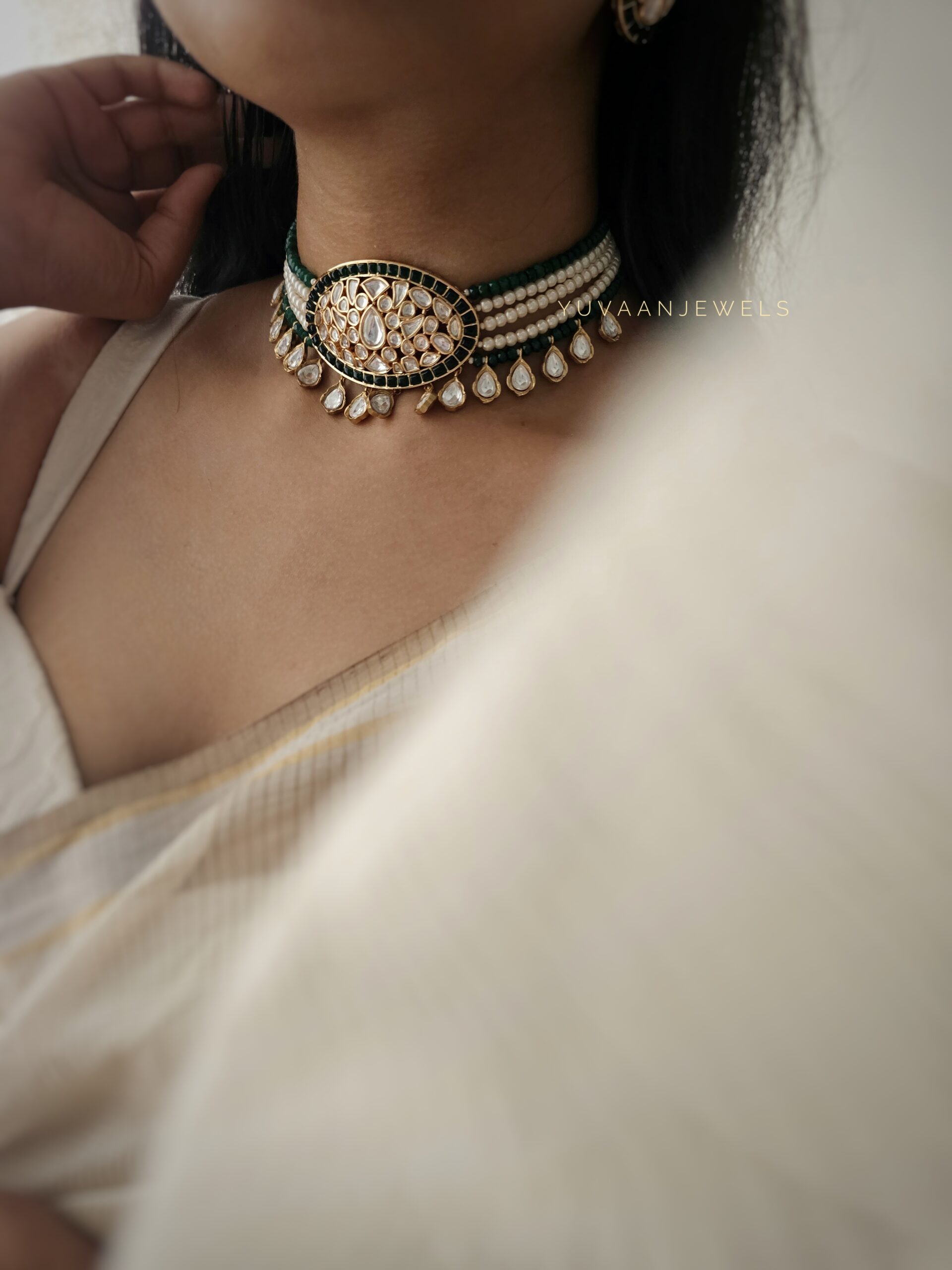 Ravi polki choker