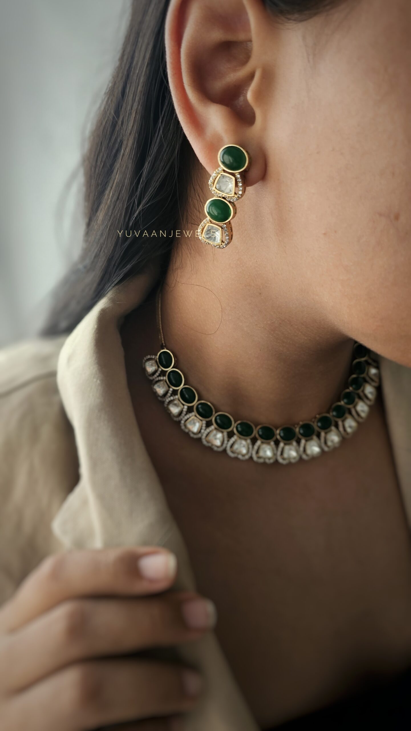 Wren polki necklace - Image 8