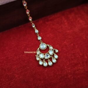 Saanjh polki  maangtika