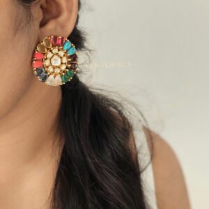 Rangat polki studs