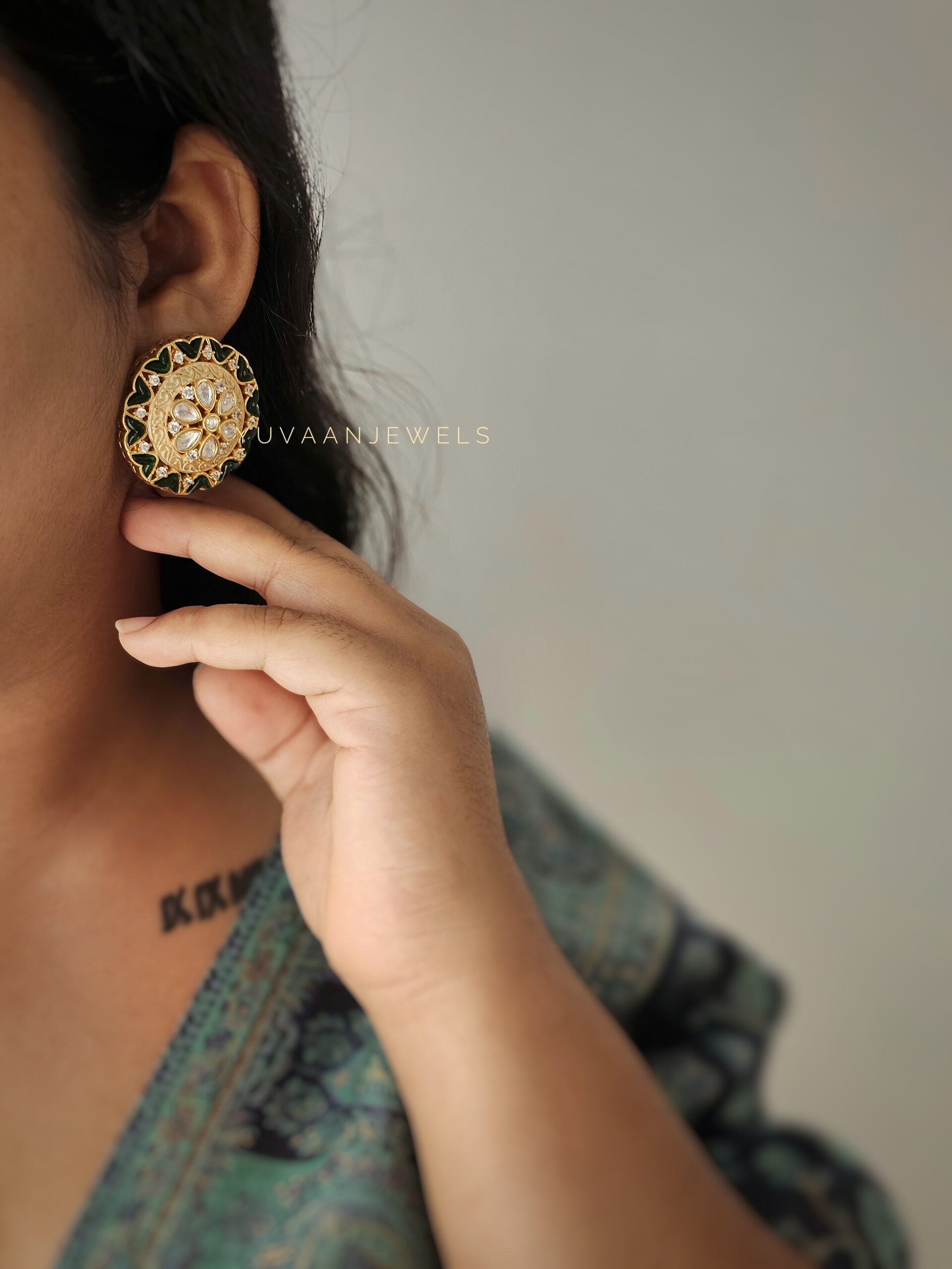 Malini polki studs