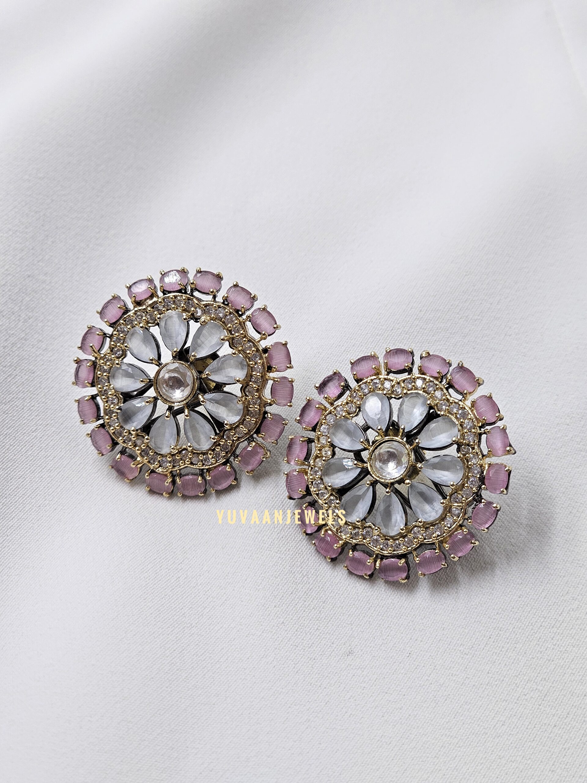 Muskaan semi precious studs
