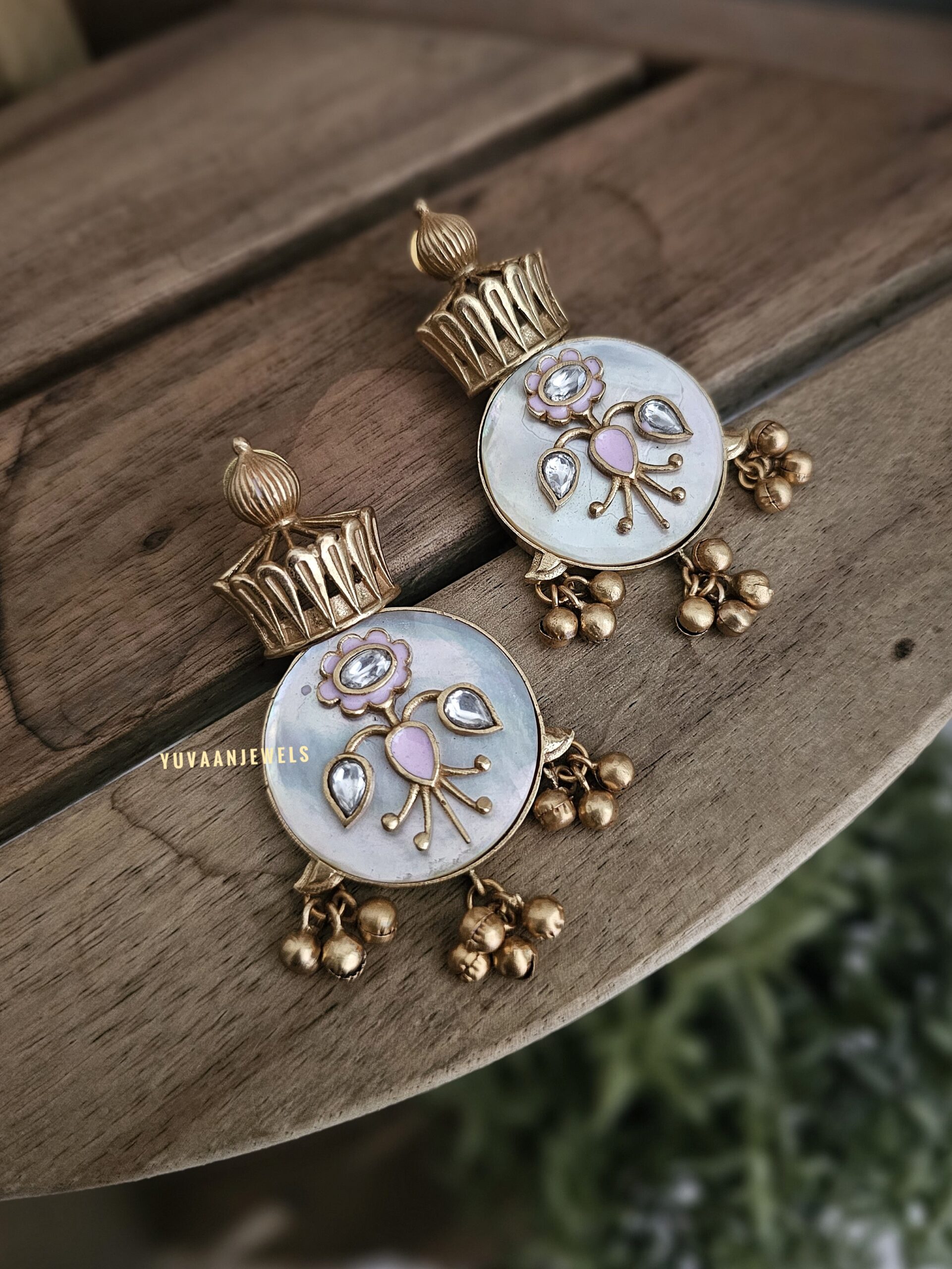 Ava Gold&pearl Earings