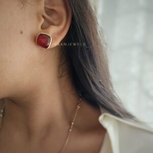 Mishani Long quartz and polki necklace