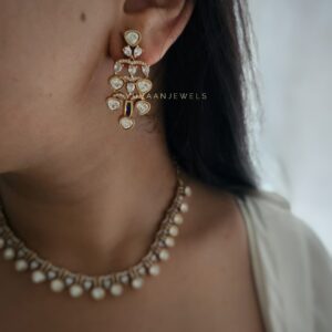 Parvani polki necklace