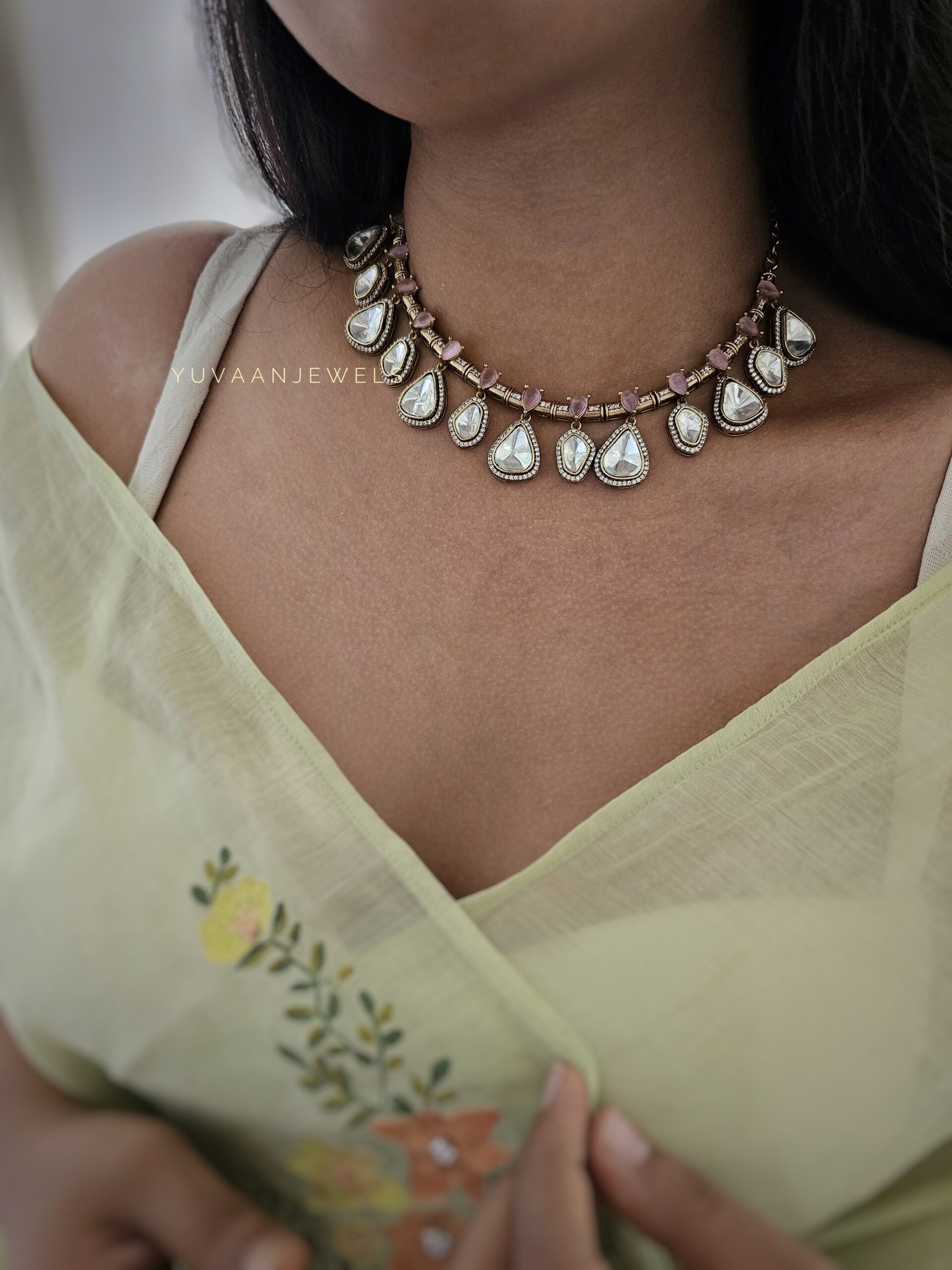 Layka polki necklace