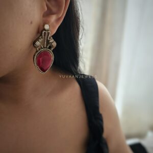 Orphic handcrafted Quartz earings