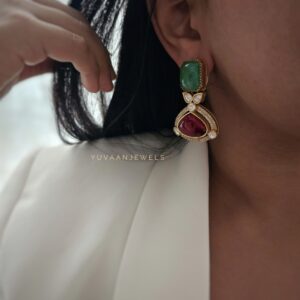 Naayad semi-precious stone earings