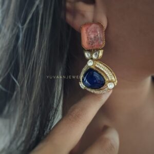 Naayad semi-precious stone earings