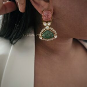 Naayad semi-precious stone earings