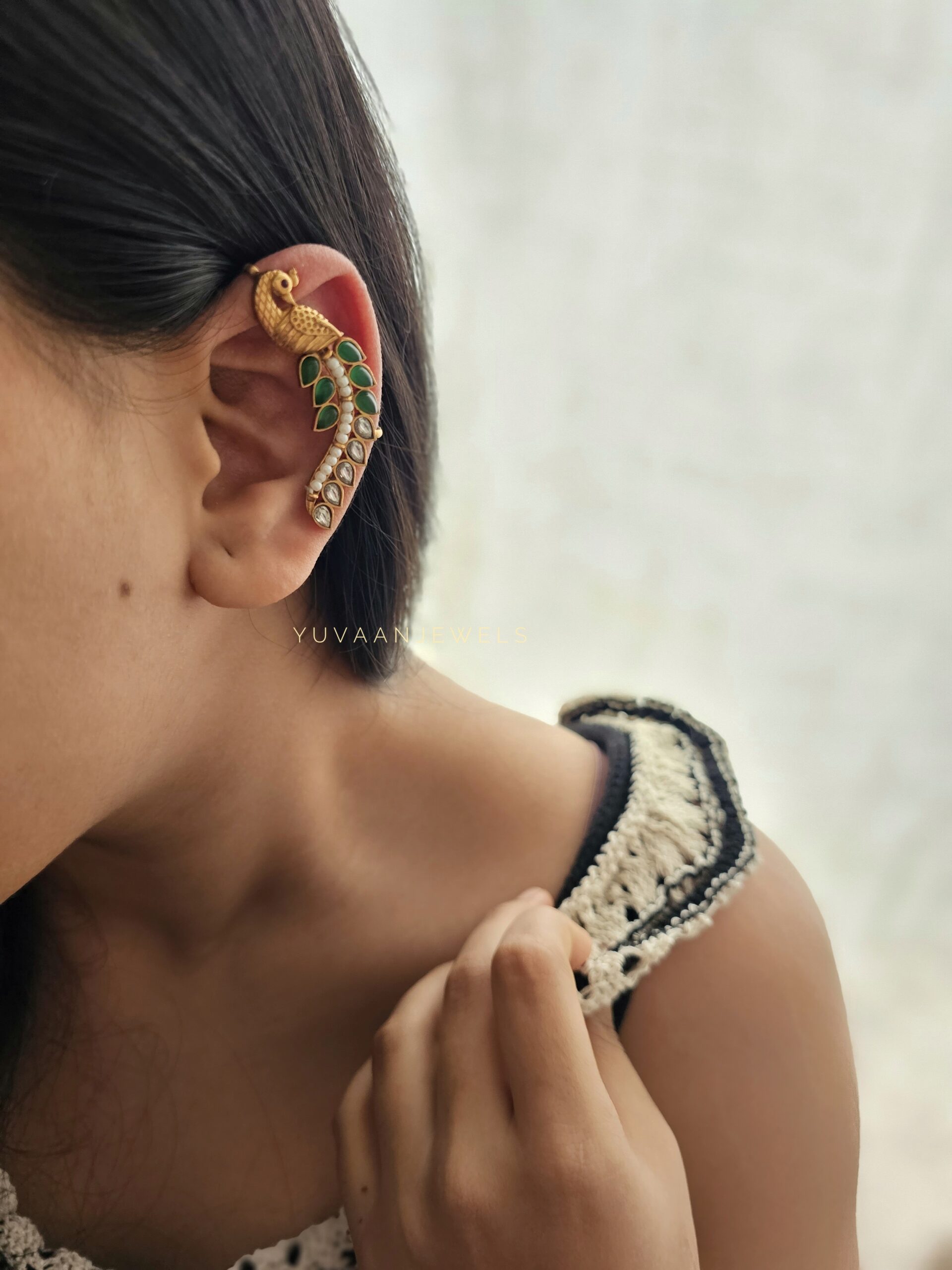 Nirya handcrafted ear cuffs - Image 5