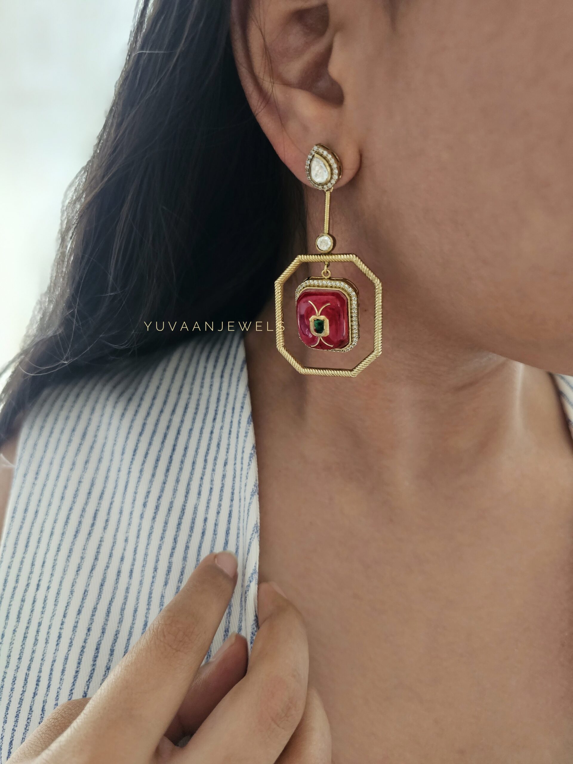 Sakina Handcrafted Earings - Image 3