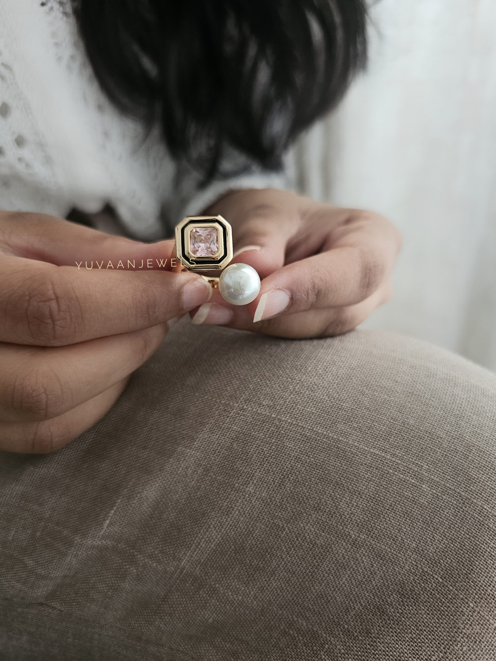 Divine pearl ring