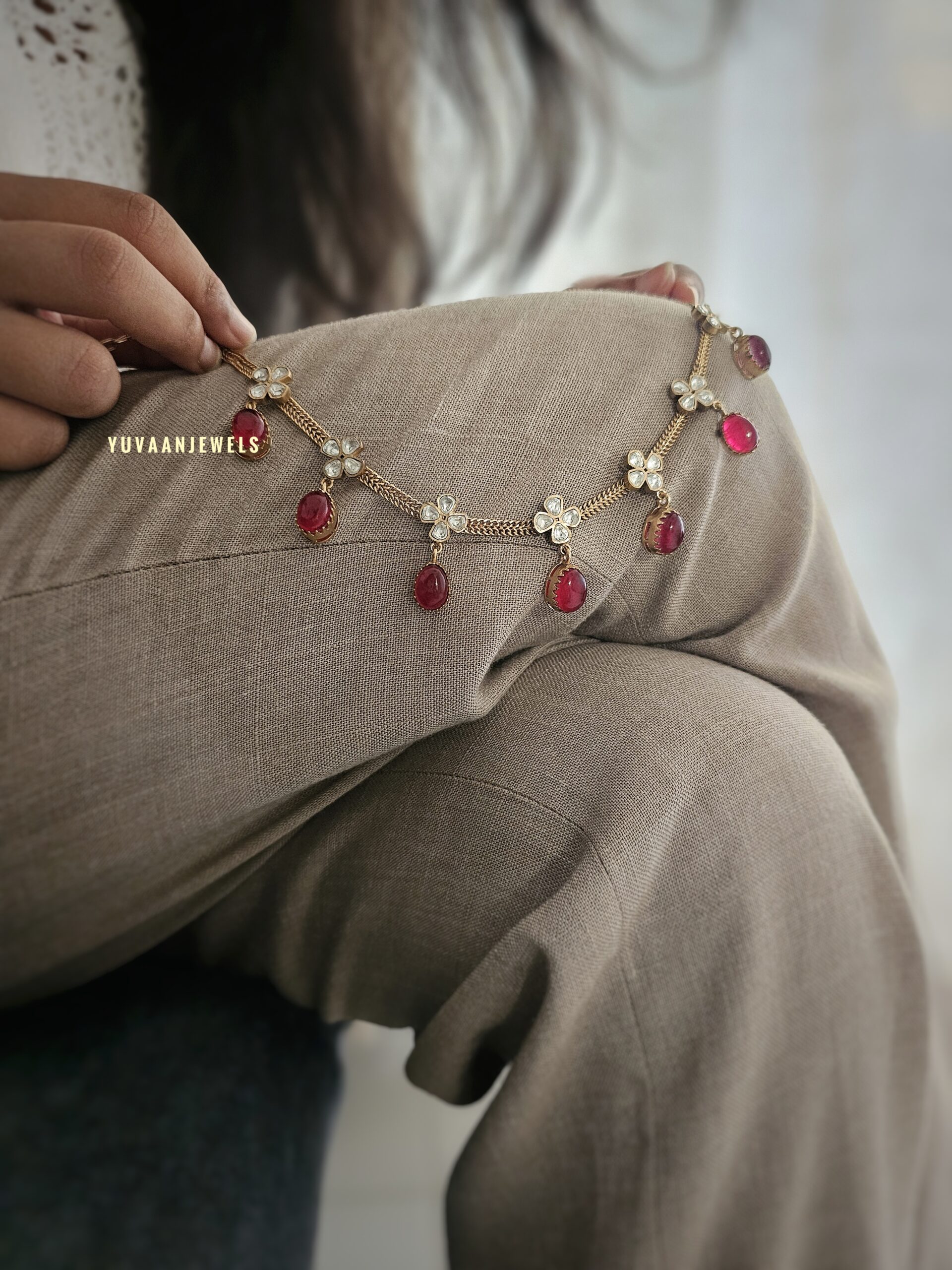 Shrushti Delicate Quartz Necklace - Image 10