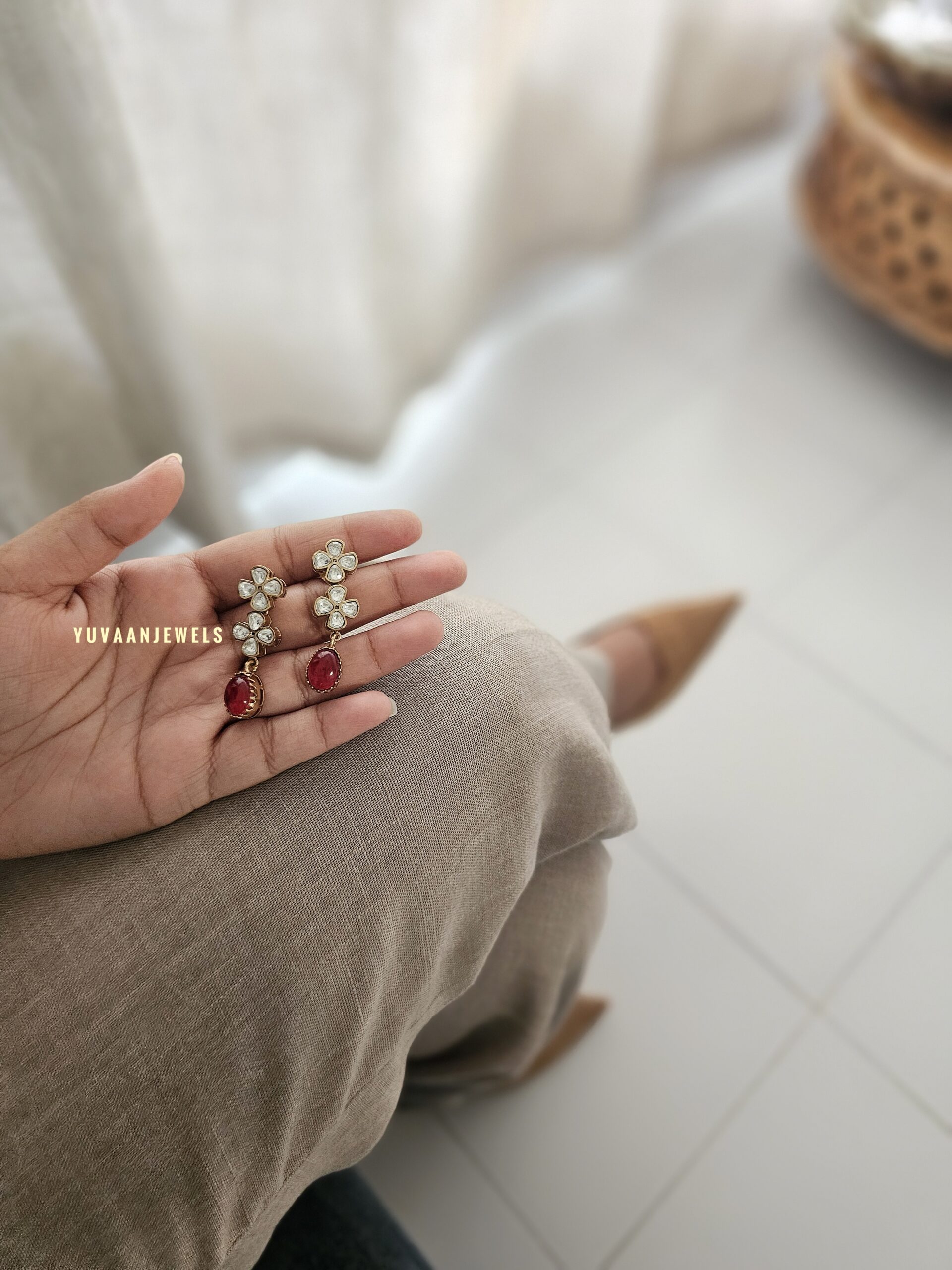 Shrushti Delicate Quartz Necklace - Image 13