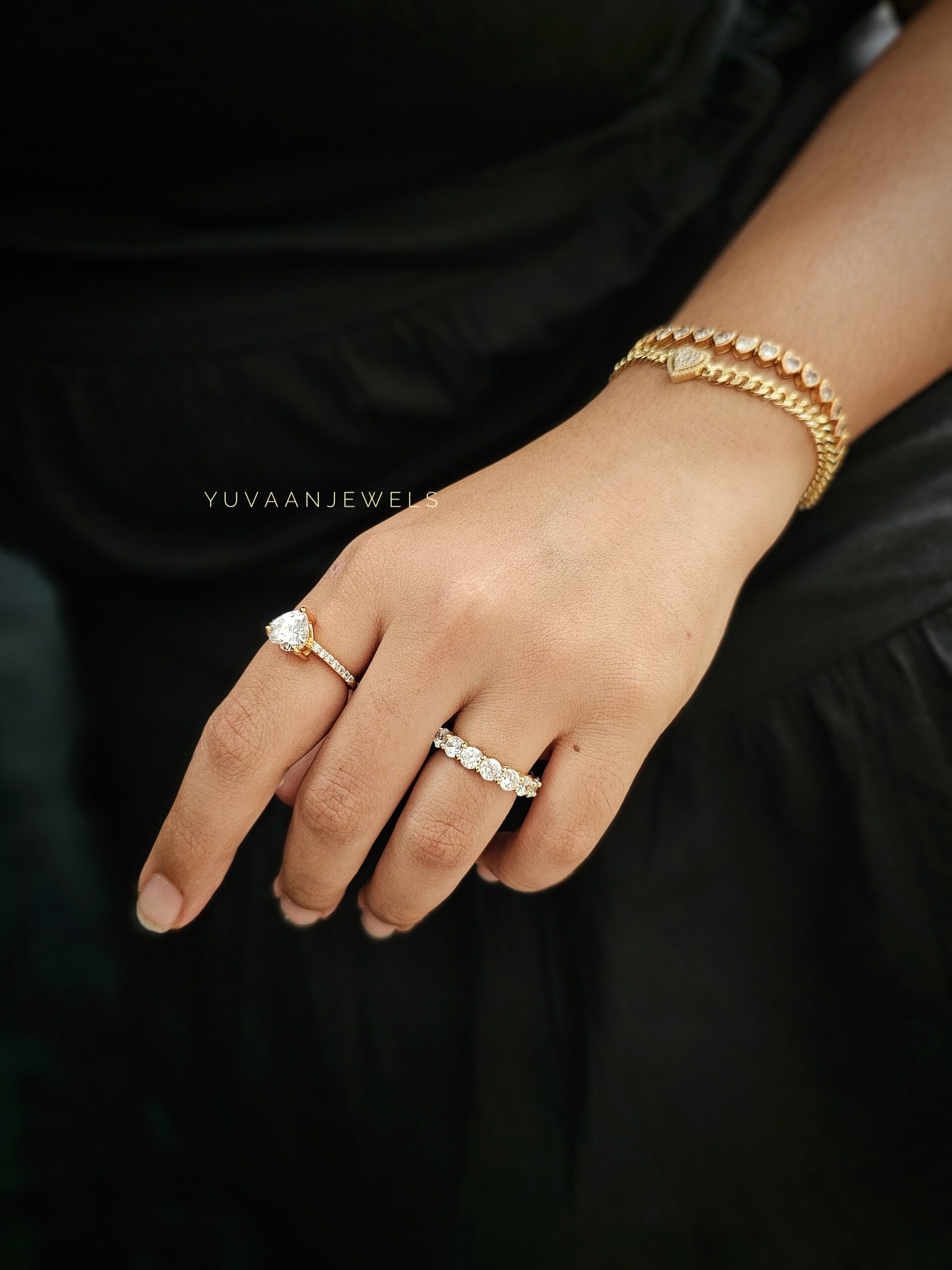 HEART SOLITAIRE BRACELET - Image 2