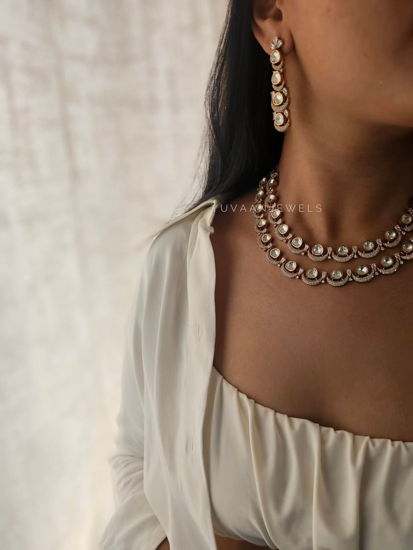 Malsa Twin Polki Necklace - Image 3