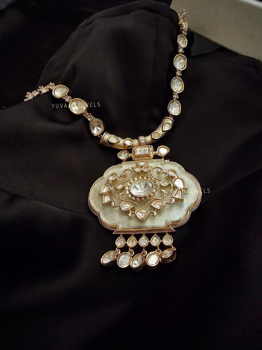 Mogra Polki Necklace - Image 4