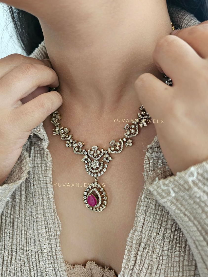 Nurvi Polki Necklace - Image 21