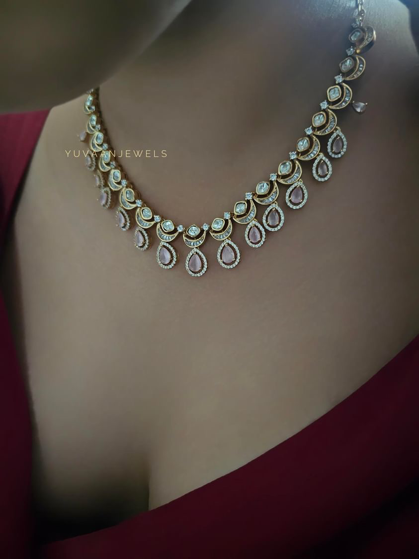 Kavya polki necklace