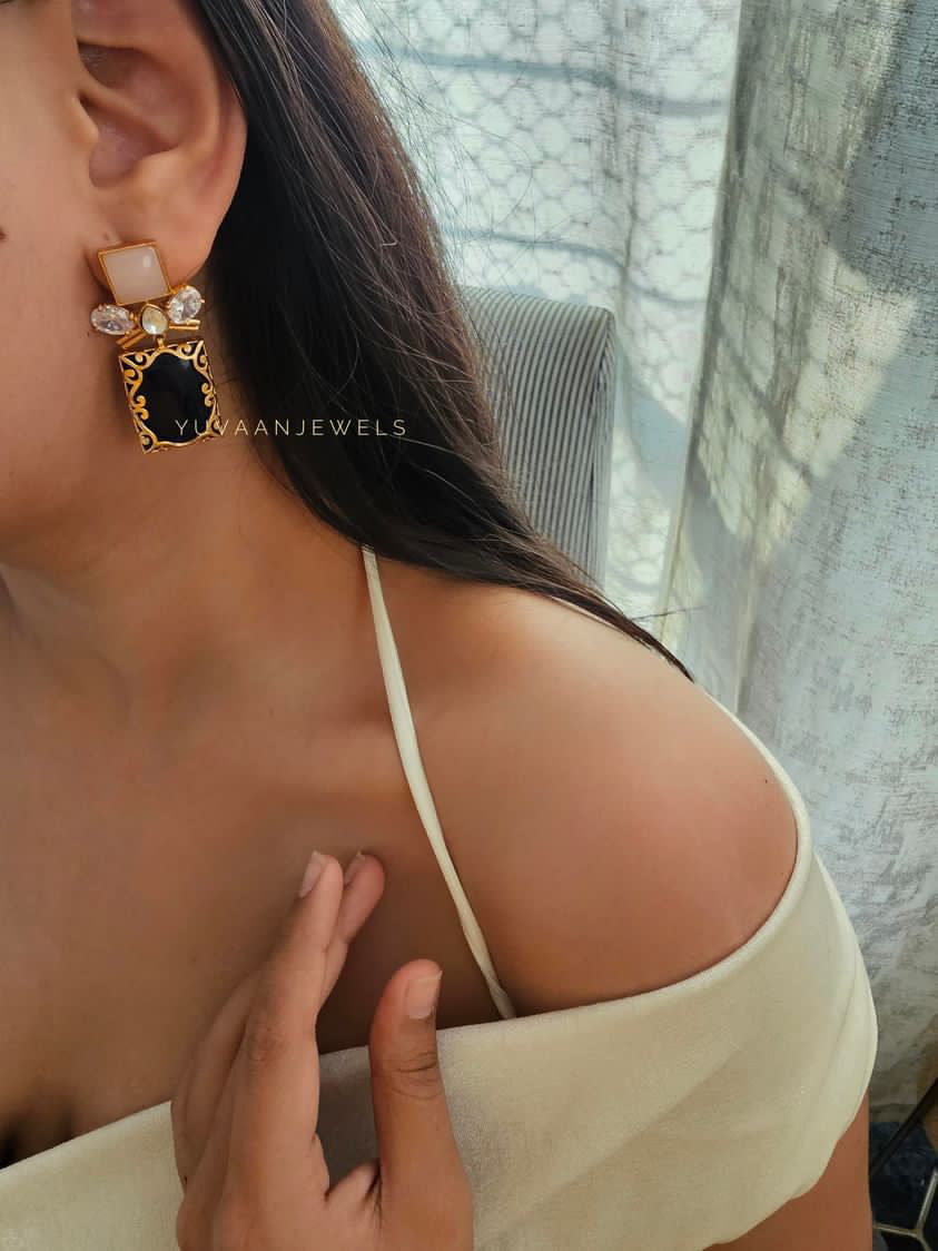 Riana Stone Earings - Image 3