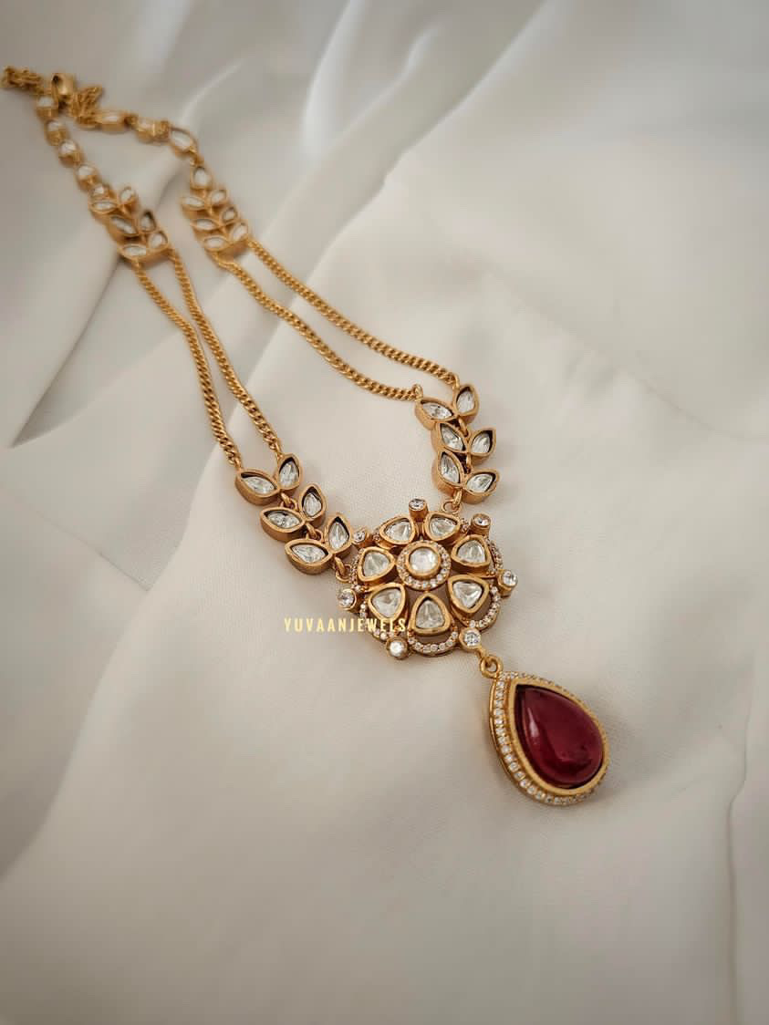 Naira Polki Necklace - Image 6