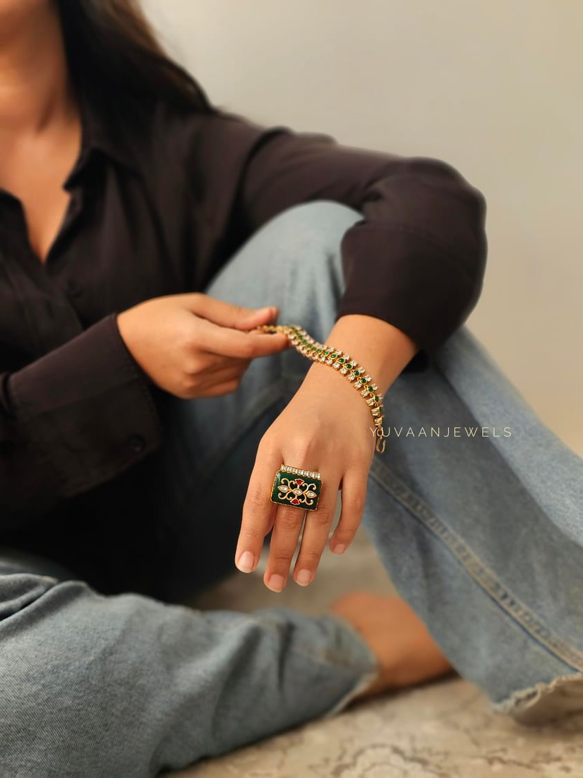 Hassan Polki bracelet