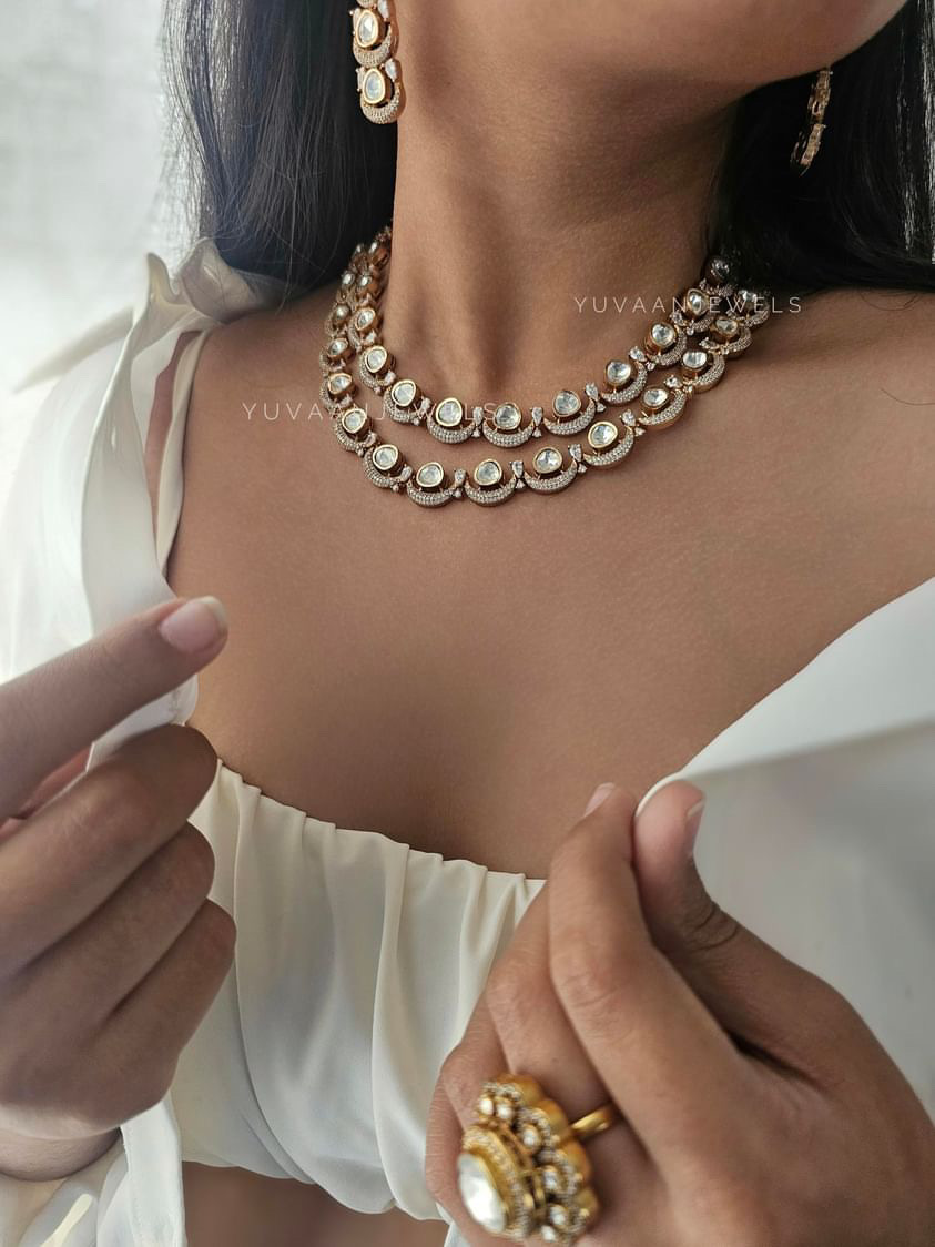 Malsa Twin Polki Necklace - Image 14