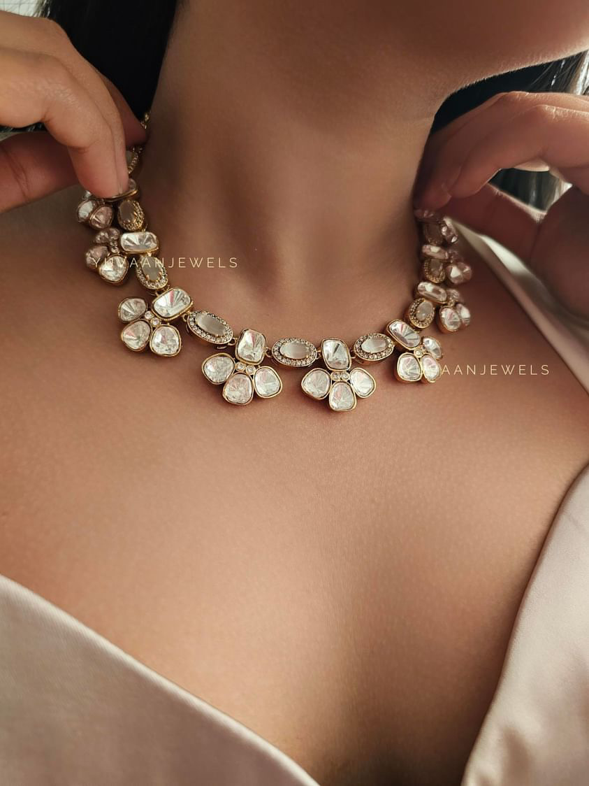 Sutra Polki Necklace - Image 9