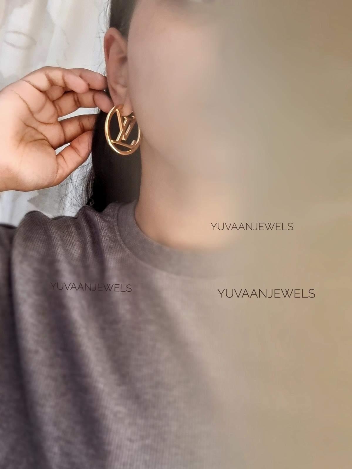 LOVE Gold plated hoops