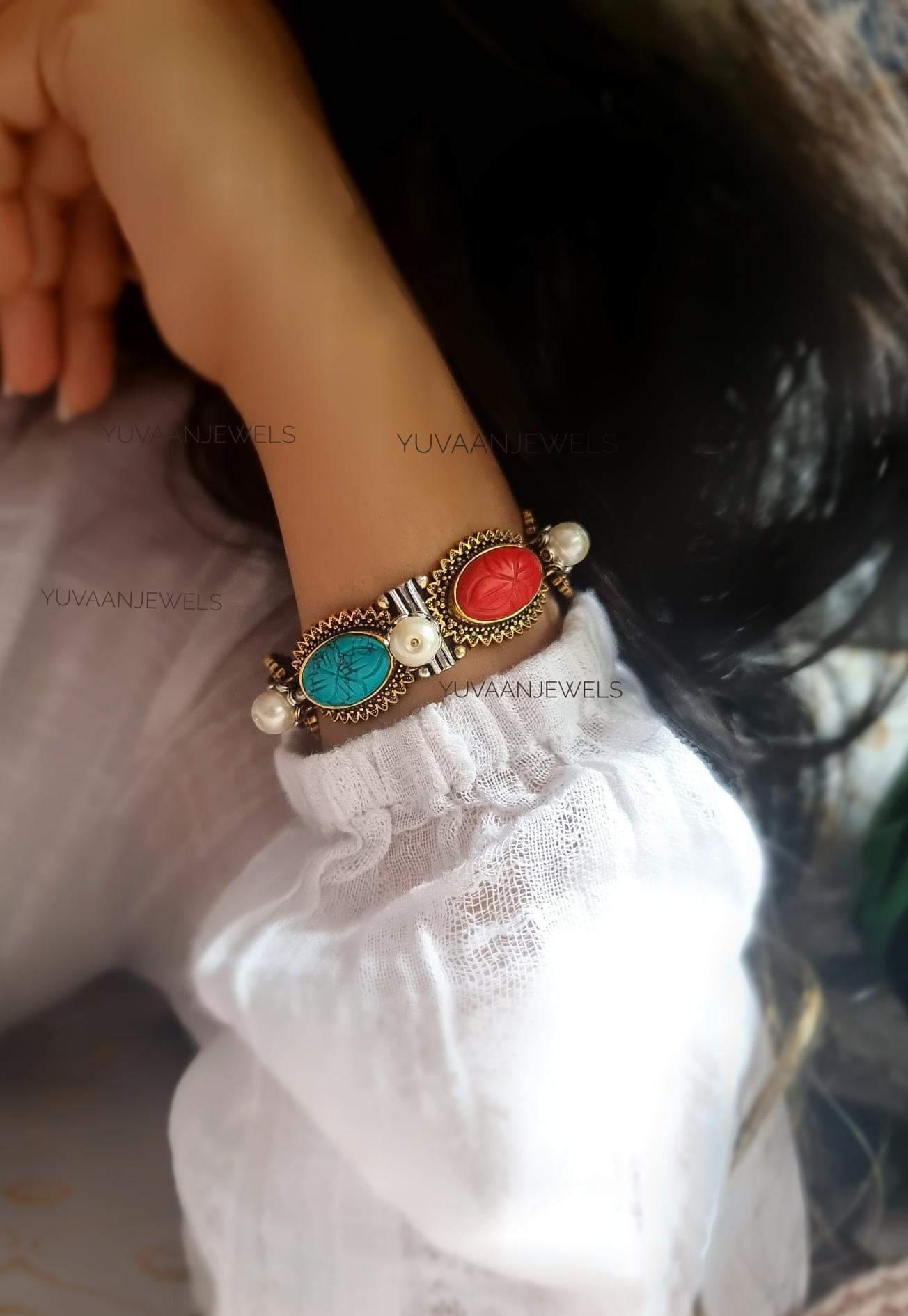 RATNA openable polki bangle