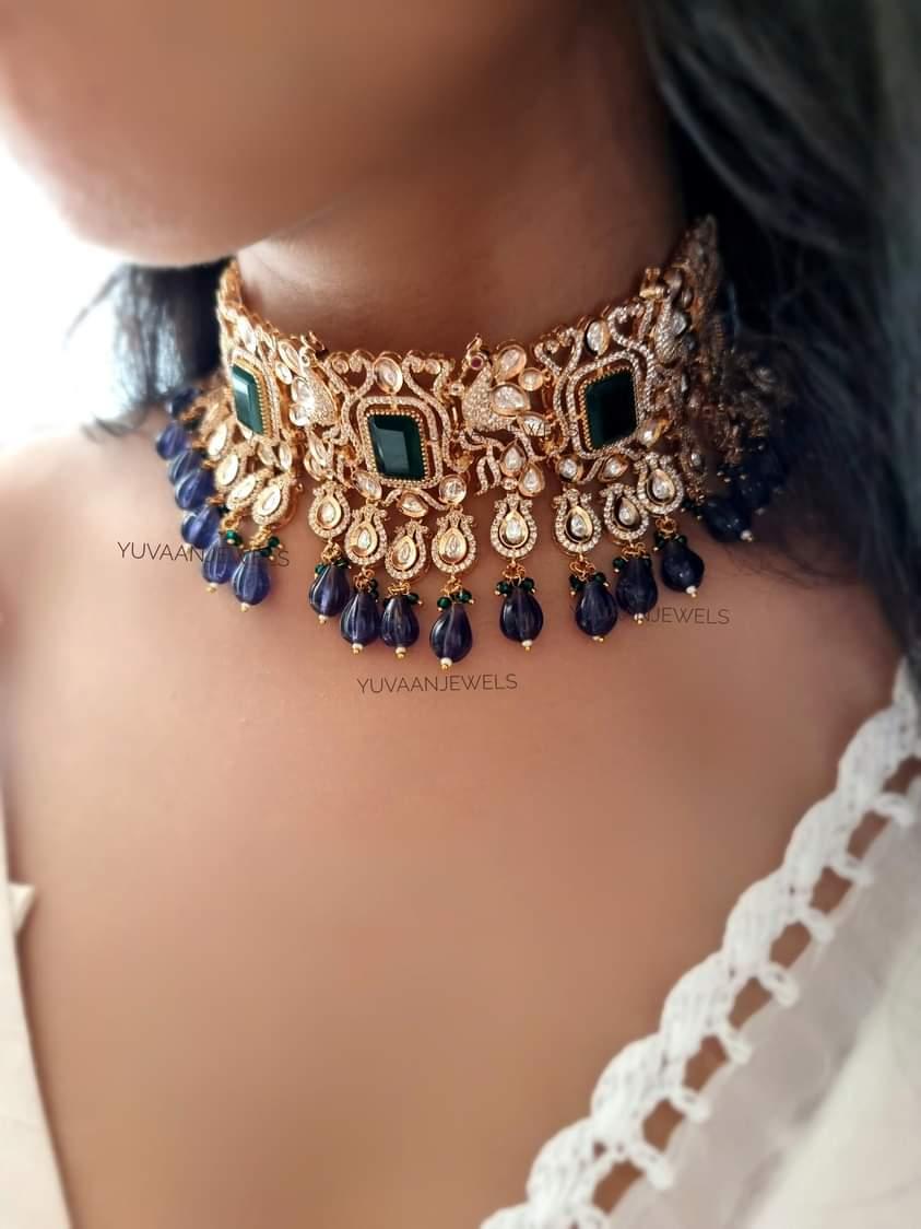 Mayur Zari Choker