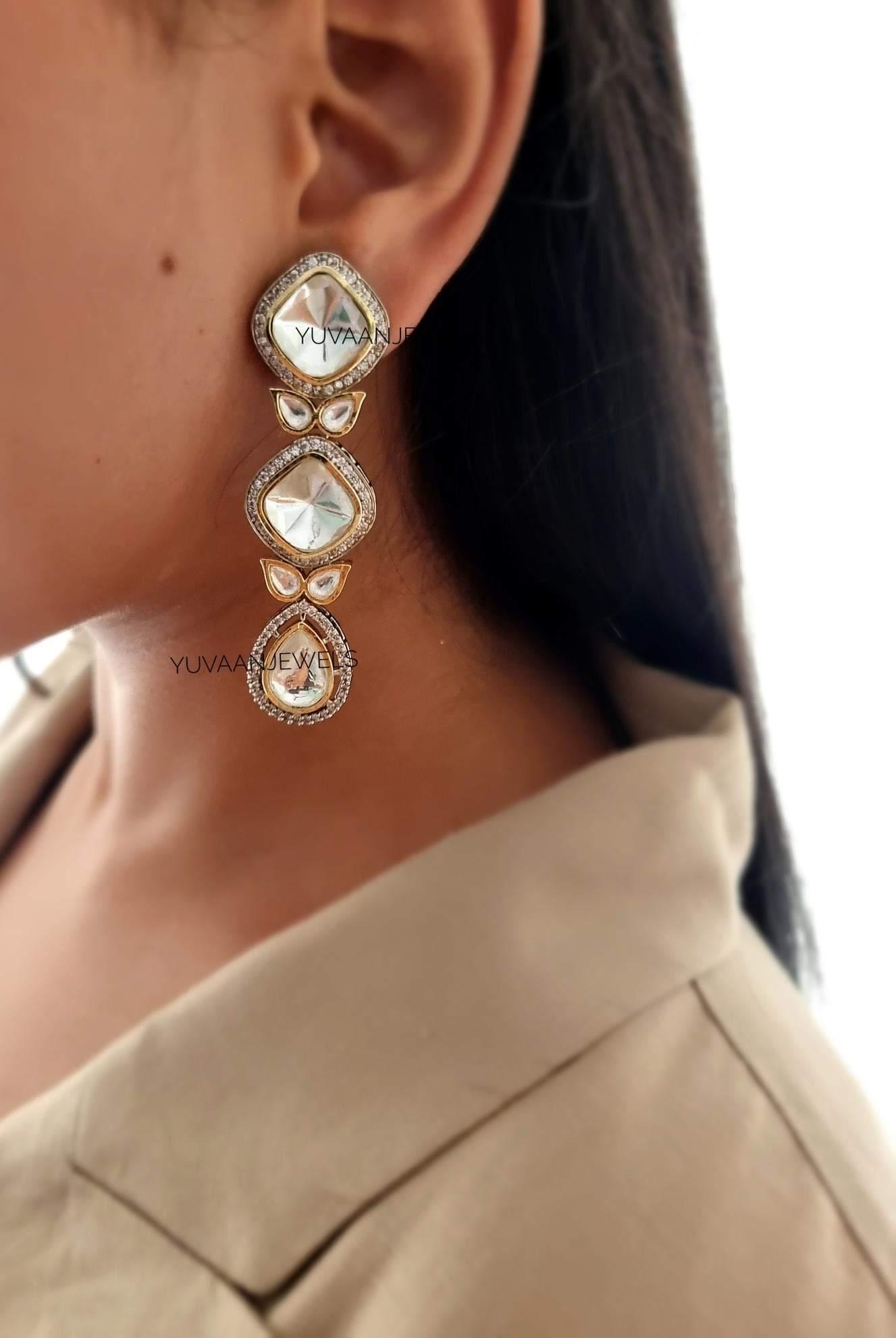 Anandhiya Uncut Polki Earrings